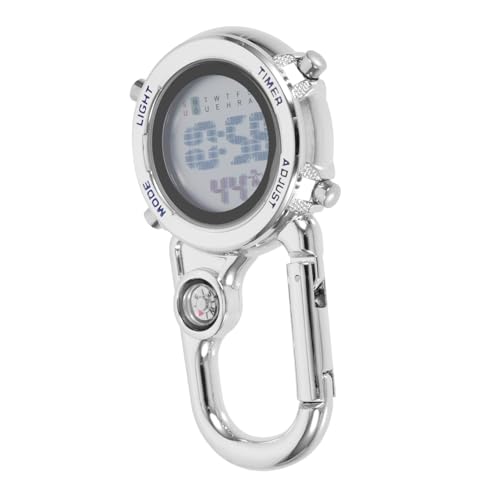 Montre numérique de randonnée avec clip mousqueton pour l'escalade
