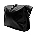 Colaxi Waterproof Bike Pannier,Bicycles Rear Rack Bag,PVC Backseat Storage Pouch for Cycling Cargo Touring Commute Traveling, Black