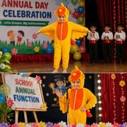 Image of Raj Costume Animal Fancy Dress Costume for Boys & Girls | Hooded Full Body Wildlife Zoo Animal Jumpsuit | Soft Costume for School Function, Fancy Dress, Halloween, Birthday, Cosplay & Role Play