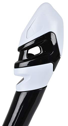 SEAC Unisex Adult Fast Dry Snorkel - White/Black, One Size, black/white, standard - Image 2