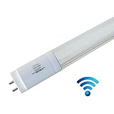 Flujo luminoso: 1710lm Tubo LED T8 con Sensor Radar de presencia, 18W, 120cm, 20-100%, Blanco neutro