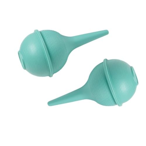 Comfort Axis Baby Nasal Aspirator and Ear Wax Bulb Syringe, Green, 3 Oz, Pack of 2