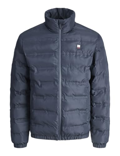 JACK & JONES Jcofusion Heat Quilted Puffer Jack SMU, Azul Marino, L Hombres