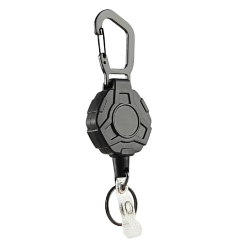 Porte-clés anti-perte pour ceinture avec boucle robuste en ABS