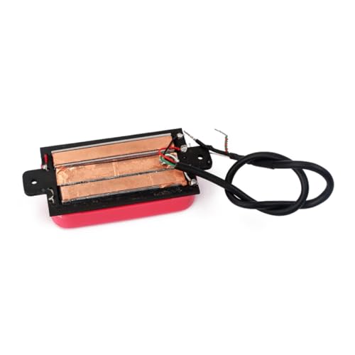 Micro manche double bobinage hot rail YARNOW rouge alnico guitare - 2
