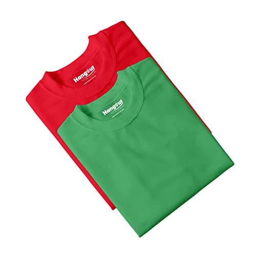 Image of Hangout Hub HH95 Tshirt for Womens | Regular Fit | Super Combed Cotton Women T-Shirt | Solid Plain Tees | Round Neck T Shirt | Half | Pack of 2 | 3 | 4 | 5 | 6