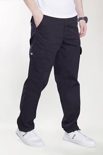 Image of DIVISIVE Men's Loose Baggy Fit Cotton Cargo Pants