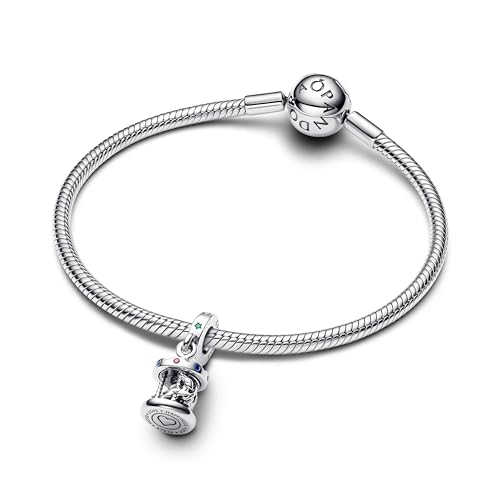 Colgante Pandora de plata de ley con esmalte rojo y gemas combinadas 793586C01 5
