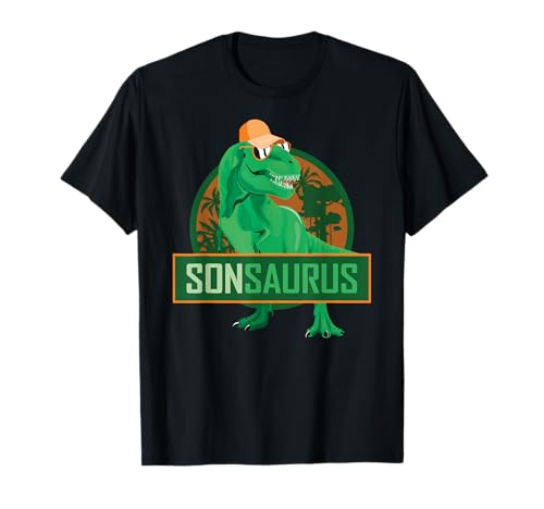 Dinosaur Son Sonsaurus - Regalo de cumpleaños para niños Camiseta