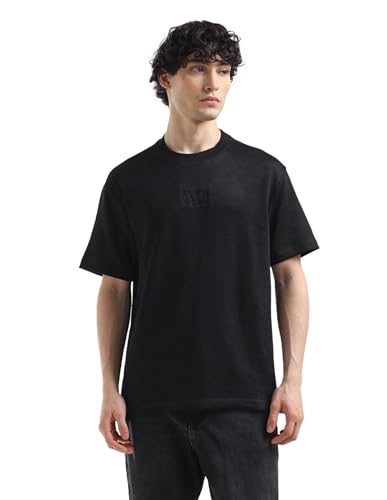 Image of Flying Machine Men's Relaxed Fit T-Shirt | Solid | Tshirt for Man