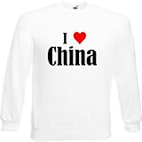 Sie lieben oder verehren China …. zeigen Sie es durch unser individuell bedrucktes Sweatshirt