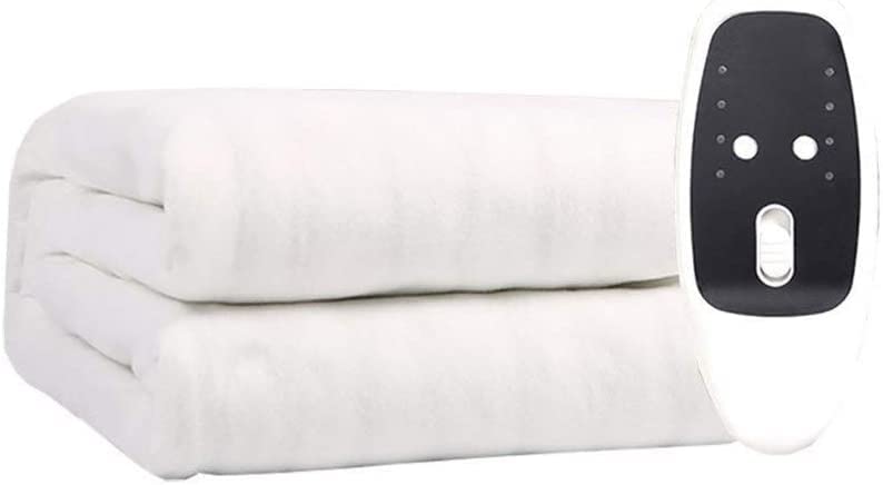 Manta con calefacción eléctrica, elimina los ácaros con control remoto digital Confort para todo el cuerpo con 4 ajustes de temperatura Protección contra el sobrecalentamiento Calentador eléctrico
