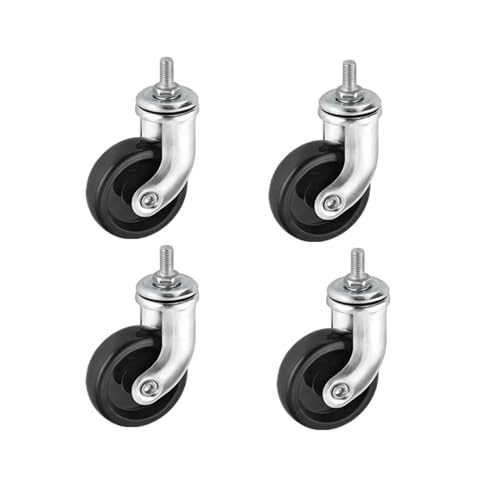Chariot de meubles support de rangement avec roulettes à vis 2.5 pouces
