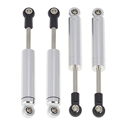 LAFEINA Built-in Spring Shock Absorber Damper for 1/10 RC Crawler Axial SCX10 90046 TRX-4 D90 Redcat Upgrade Part (4 PCS, 80mm)