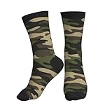 Lcokin Camo Athletic Sport Novelty Crew Socks Casual Crazy Dress Socks Gifts For Men Women