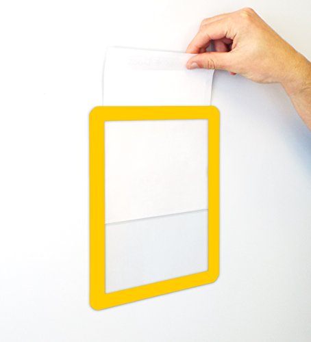 Frames 4 Docs Magnetic A5 Yellow Pk=10