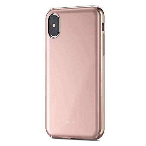 Preisvergleich Produktbild Moshi 99MO101301 iGlaze Schutzhülle für Apple iPhone XS / X Taupe rosa