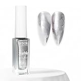 A'DOR BEAUTY Marble Ink for Nails Set - 12 Watercolors & 5 Metallic Shades, Blooming Gel Magic Nail Polish, Nail Art Supplies for Marbling, Veining & Abstract Nail Design - Marble-09