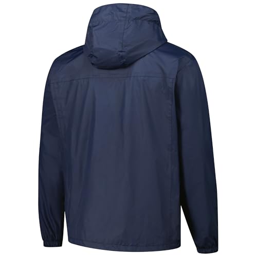 Image of Dunbrooke Men's NFL Tropic Waterproof Packable Full-Zip Hoodie Jacket