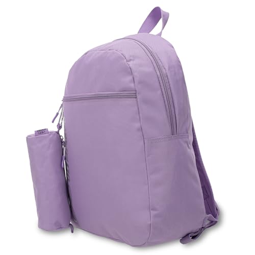 Mochila Olympikus Juvenil com Estojo lilás escolar