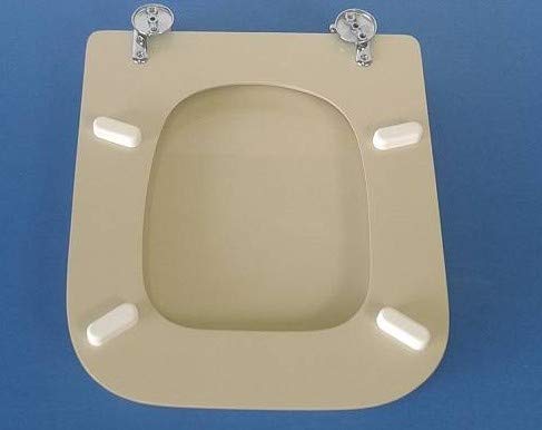 Copriwater Cesame ERICE CHAMPAGNE Cerniera Cromo-Sedile-Asse Wc