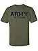 Army Veteran BLACK Logo Short Sleeve T-Shirt - Military Green - X-Large