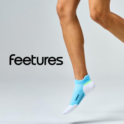 Image of Feetures Elite Max Cushion No Show Tab - Running Socks for Men & Women, Athletic Compression Socks, Moisture Wicking