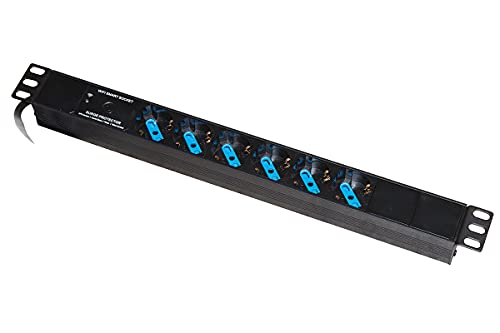 Multiprise sans fil de rack 19 Link LKMP06W avec 6 prises Schuko et fiche italienne 16A