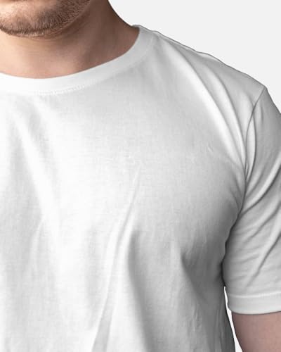 Image of DRIP Men's Solid Cotton Round Neck Half Sleeve T-Shirt