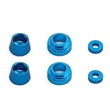 Rc Toys Parts For Tamiya For TT02 1/10 Metal Steering Cups Gasket Front Kit For RC Car Modifications Upgrade Part Accessories(Blue)