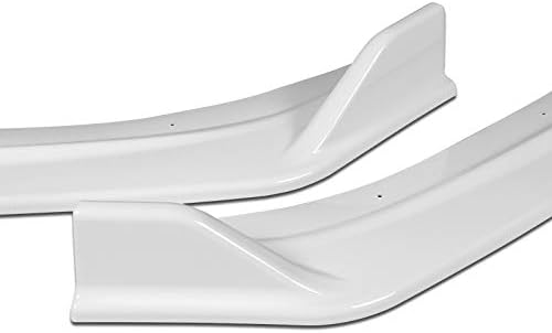 3PCS Front Bumper Lip Kit fit for compatible with 2013-2018 Chevrolet Malibu, Sport-Style Splitter Trim Protection Spoiler, Air-Dam-Chin-Diffuser (Painted White)