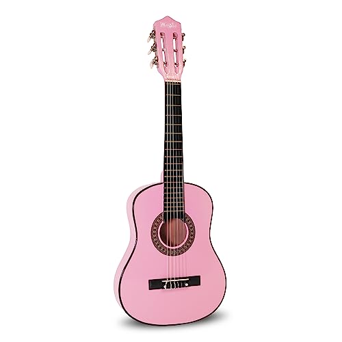 Musik Alley MA-51 Klassische Akustikgitarre Kindergitarre und Junior-Gitarre Pink