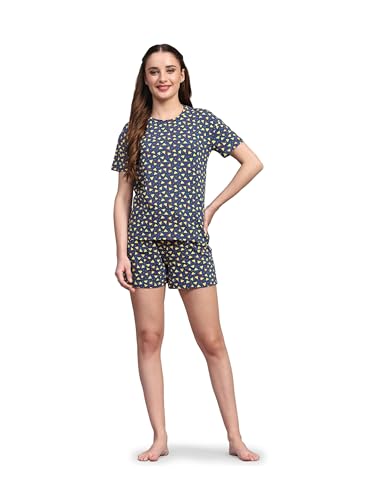 Image of B STORIES Women's Cotton Pyjama Set | Comfort and Relexed Nightsuit for Ladies