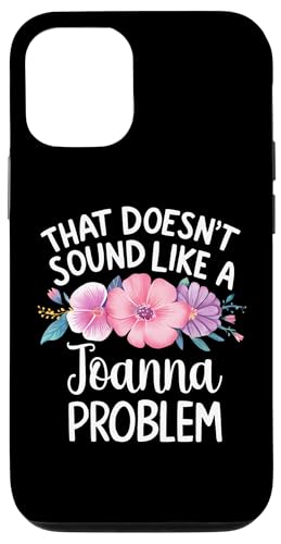 JOANNA Personalized Cute Flower Girls JOANNA Name スマホケース iPhone 12/12 Pro 用