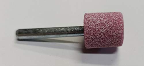 Mola abrasiva CILINDRICA mm 20 x 20 gambo mm 6 al corindone rosa