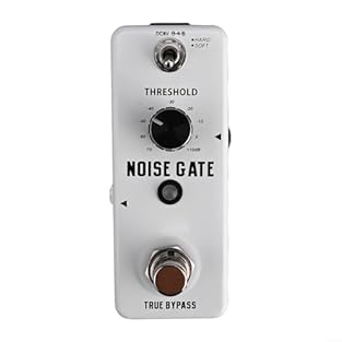 【Noise Reduction without Signal Quality Loss】The Rowin LEF-319 Guitar Noise Gate Pedal effectively reduces unwanted noise from the input signal while maintaining the of your original sound. The noise reduction degree can be adjusted from -70 to +10db...