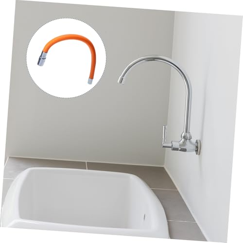 Extenseur de robinet silicone flexible ORFOFE avec embout pivotant en acier