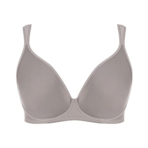 Soutien-gorge lisse à armatures gris 95E WENJUN couverture complète