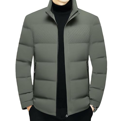 Doudoune chaude homme à col montant pour rester au chaud tout l'hiver sans lourdeur
