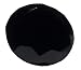 Black Crystal Glass Diamond Paperweight 3.15" Diameter (80mm)