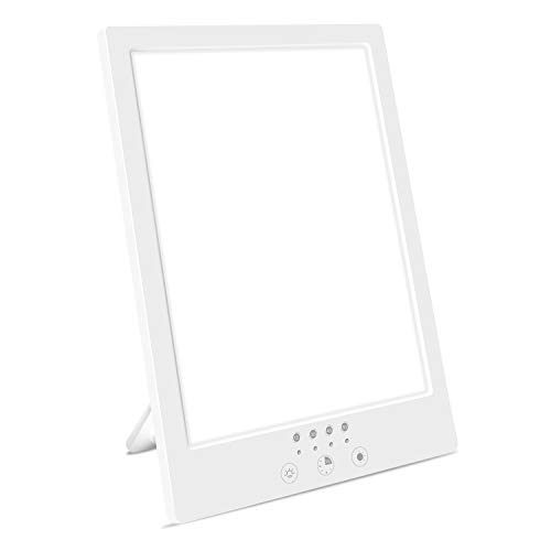Cadrim Light Therapy Lamp, UV Free 2000-12000LUX Phototherapy Lamp and Bright Natural Sun