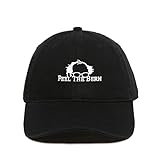Feel The Bern Dad Baseball Cap Embroidered Cotton Adjustable Dad Hat Black