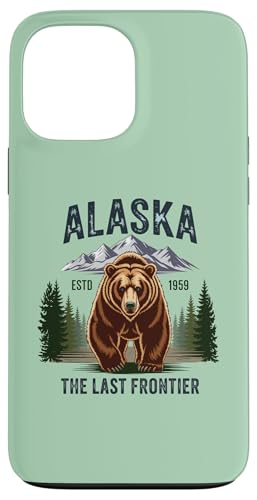 Alaska Retro Sunset Mountain Scene Scenic Outdoor �X�}�z�P�[�X iPhone 13 Pro Max �p