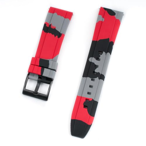 Image of StrapHabit Quick Release Rubber Watch Strap Band FKM 20mm 22mm 24mm