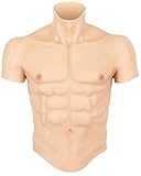 Maletofe Ultra-Realistic Full Silicone Muscle Suit - Bodybuilding Costume For Halloween Cosplay, Fitness Show