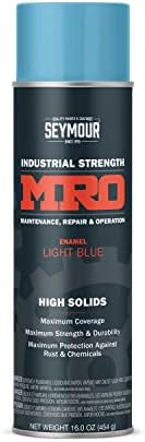 SEYMOUR 620-1425 Industrial MRO High Solids Spray Paint, Light Blue 16 Ounce (Pack of 1)