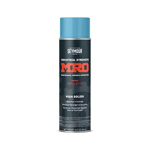 SEYMOUR 620-1425 Industrial MRO High Solids Spray Paint, Light Blue 16 Ounce (Pack of 1)