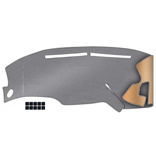 QUYDDC Dash Cover | Anti-Glare, Sun Protection, Dustproof, UV-Proof | Dashboard Covers Interior Car Accessories, Fit for Fo-rd F-150 1997 1998 1999 2000 2001 2002 2003, Expedition 97-02, Grey