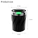 Sandfren Car Ashtray with Lid, Smell Proof Portable Vehicle Cup Holder Ashtray with LED Light & Luminous Button, Detachable Auto Interior Cigarette Trash Can, Universal for Most Vehicles