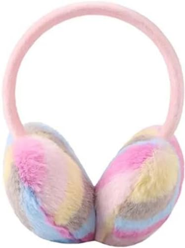 Shopcash Girls' and Kids' Foldable Head Cute Ear Muffs (Multicolour, 3-15 Years)